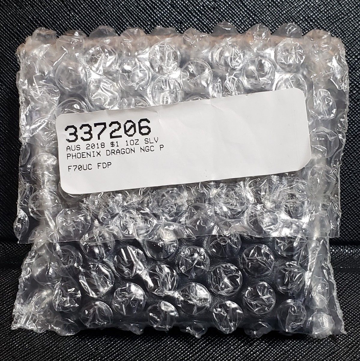 最高鑑定 NGC PF70 製造初日鑑定品 2018年 新品未使用品『龍