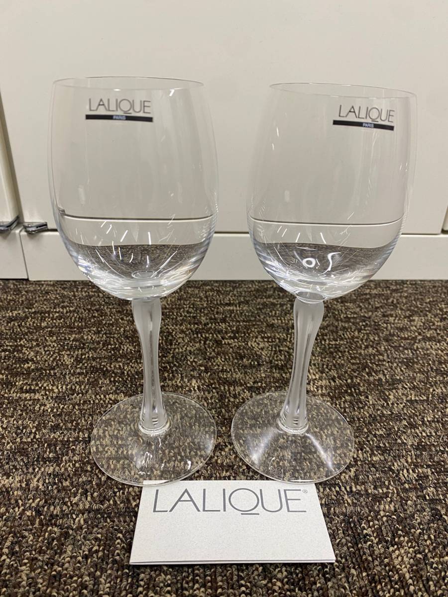 代購代標第一品牌－樂淘letao－LALIQUE PARIS ラリック ワイングラス クリスタル ペア（未使用）