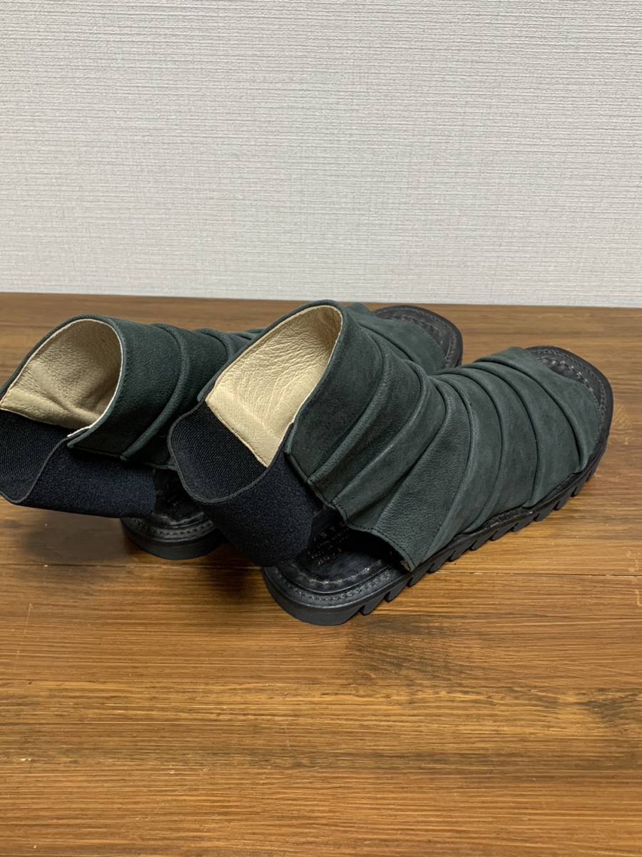 [SISTERE] 11SS 定価73,500 WORMY SANDAL BOOTS ワーミィ サンダルブーツ 3 ブラック 日本製 システレ_画像2