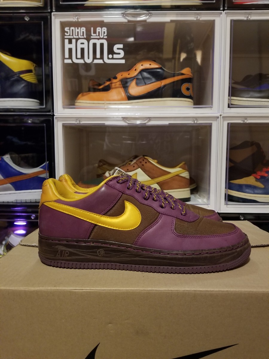 2004 限定　Nike Air Force 1 Low Insideout ナイキ エア フォース ワン インサイドアウト [312486-272] 27.5 US9.5 高級レザー　　_画像3