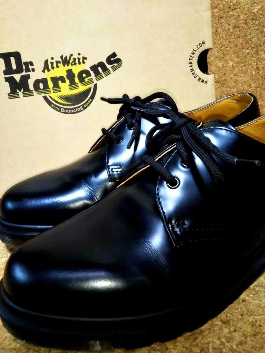 メカニカル Dr.Martensドクターマーチン 1461PW UK7 3ホール ブラック