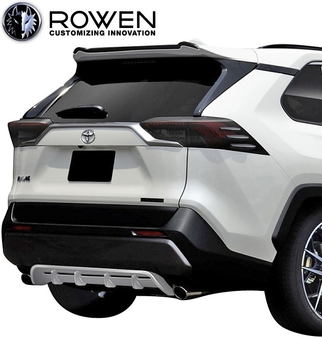 【M's】トヨタ RAV4 MXAA/AXAH54 (2019.4-) ROWEN リヤアンダーディフューザー／／FRP ロェン ロウェン ローウェン エアロ ラブ4 1T039P00_画像2