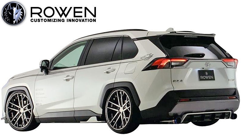 【M's】トヨタ RAV4 MXAA/AXAH54 (2019.4-) ROWEN リヤアンダーディフューザー／／FRP ロェン ロウェン ローウェン エアロ ラブ4 1T039P00_画像3