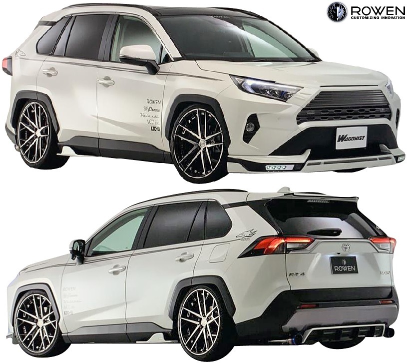 【M's】TOYOTYA RAV4 MXAA/AXAH54 (2019.4-) ROWEN フロントスポイラー with LED SPOT LAMP／／FRP ロェン ロウェン エアロ ラブ4 1T039A00_画像4