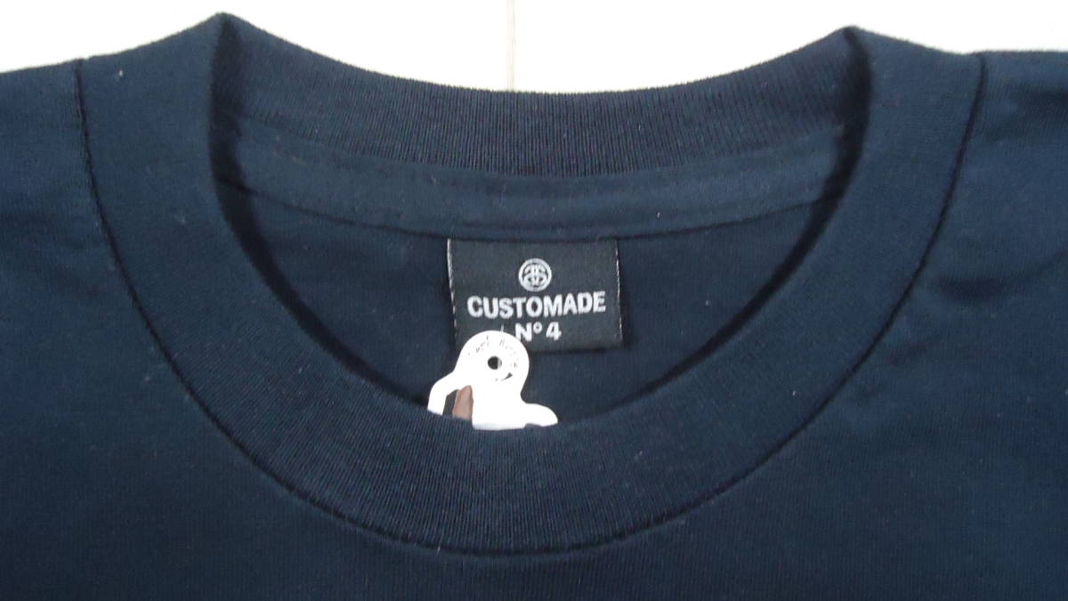 Stussy CUSTOMADE Axis 黒 XL (No4) ステューシー 半袖 S/S Tシャツ NY LA LONDON TOKYO PARIS 日本未発売 レターパックライト 4_画像7