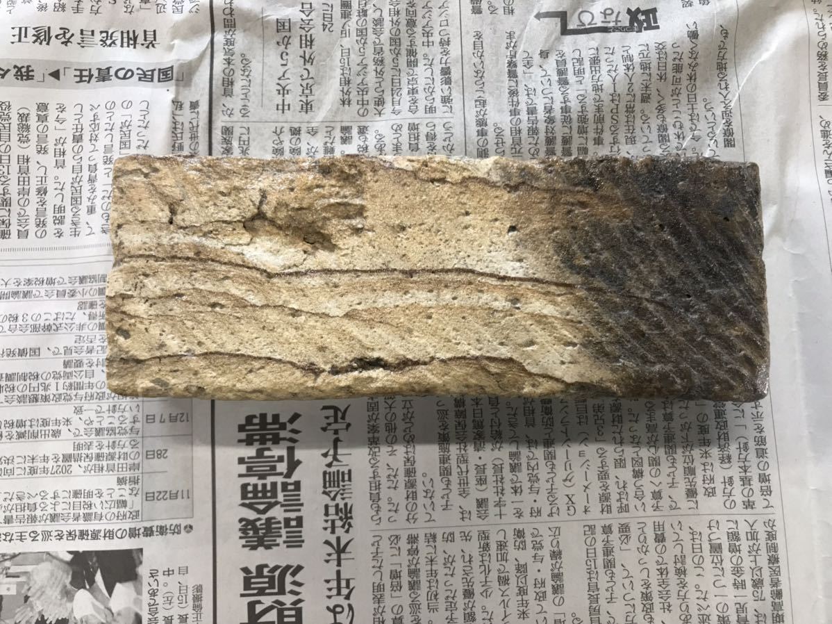 天然砥石 中砥石　包丁　刃物　研ぎ　大工道具　鉋　鑿　japanese natural stone 中古_画像10