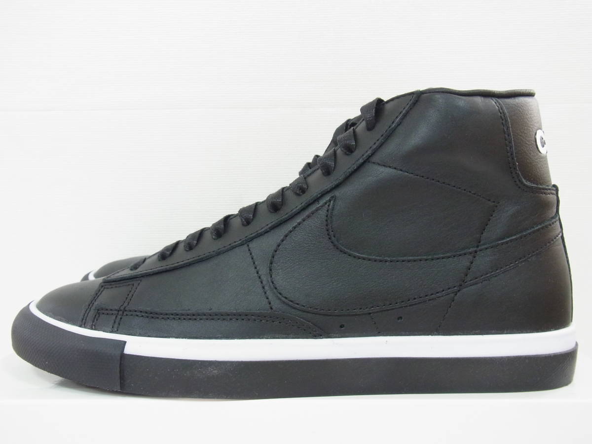 新品箱付 2015 NIKE BLAZER HIGH CDG BLACK WHITE GARCONS ナイキ ブレザー ギャルソン ブラック ホワイト ブレイザー 27cm US9 704571-002_画像3