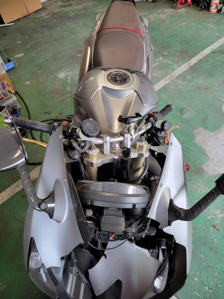 ZZR1400 事故車 部品取 書類無 車体丸ごと引取のみの画像9