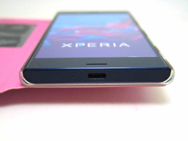 Xperia XZ SO-01J 窓付き手帳型ケース カバー ピンク_画像6