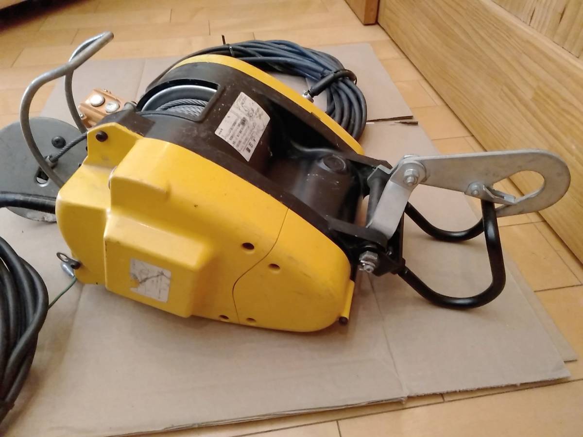 ☆130kg☆リョービ 電動ウインチ WIM-125A 揚程20m RYOBI 吊さげ