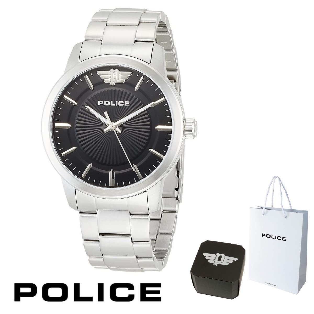 ２年保証 正規品 送料無料 POLICE ポリス 腕時計 RAHO PEWJG2227412 JG2227412 ステンレス メンズ
