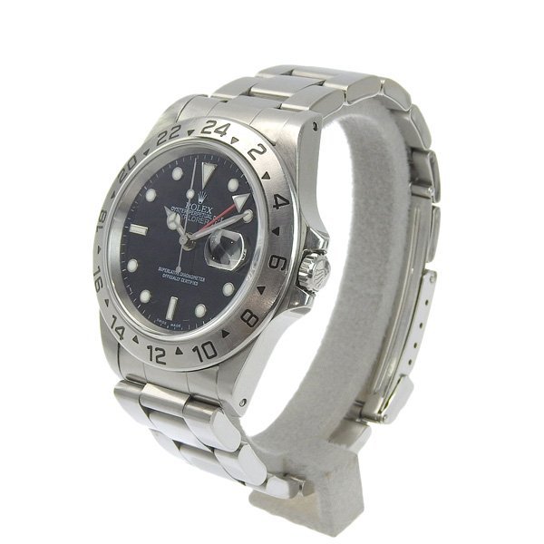 1円 gg ROLEX ロレックス エクスプローラーII メンズ オートマ 腕時計 16570 A番台の画像2