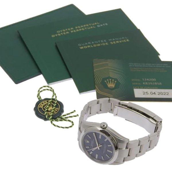 1円 gg ROLEX ロレックス オイスターパーペチュアル メンズ オートマ 腕時計 124200 ランダム