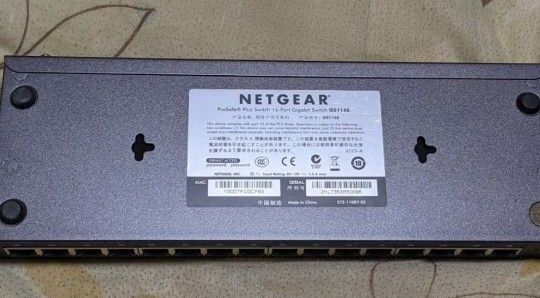 Netgear prosafe plus GS116E スイッチングハブ