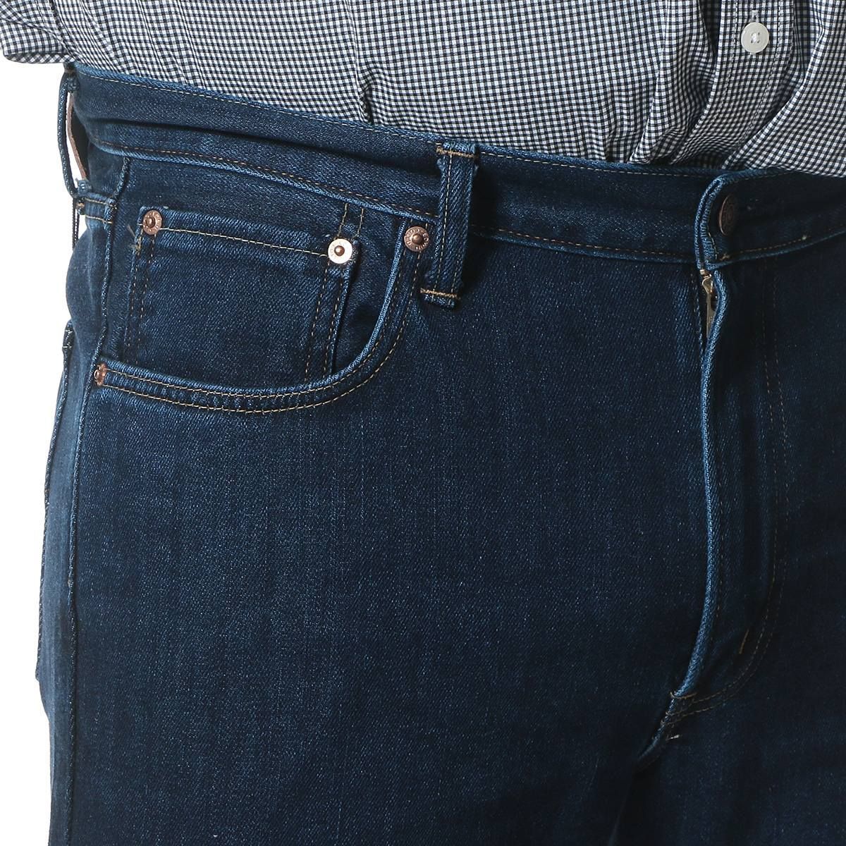 エドウィン 503 グランドデニム レギュラーストレートパンツ W48 定価11000円 ミッドブルー GRAND DENIM 大きいサイズ 日本製 ED503-193_画像4