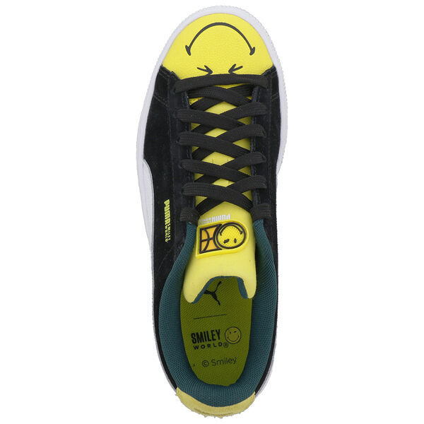  Puma smiley world collaboration suede Junior 23.5cm US5.5 black black Suede SMILEYWORLD JR Smile Nico Chan 