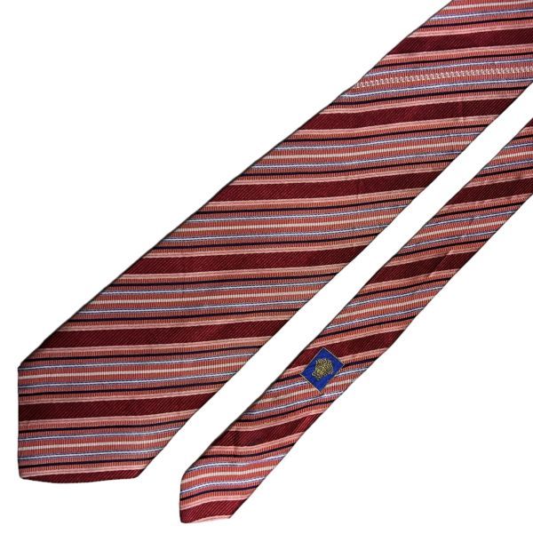 VERSACE necktie stripe pattern Versace .reji men taruUSED used t133