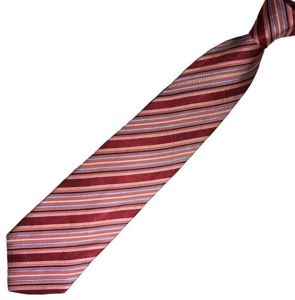 VERSACE necktie stripe pattern Versace .reji men taruUSED used t133