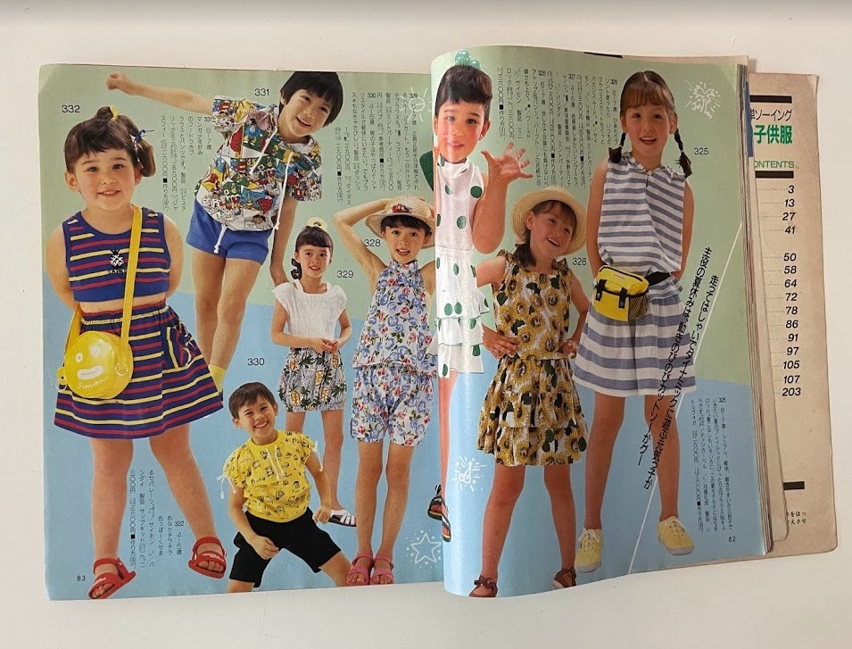 ジャンク品 昭和レトロ 手作り子供服 - 昭和63年夏の簡単ソーイング_画像3