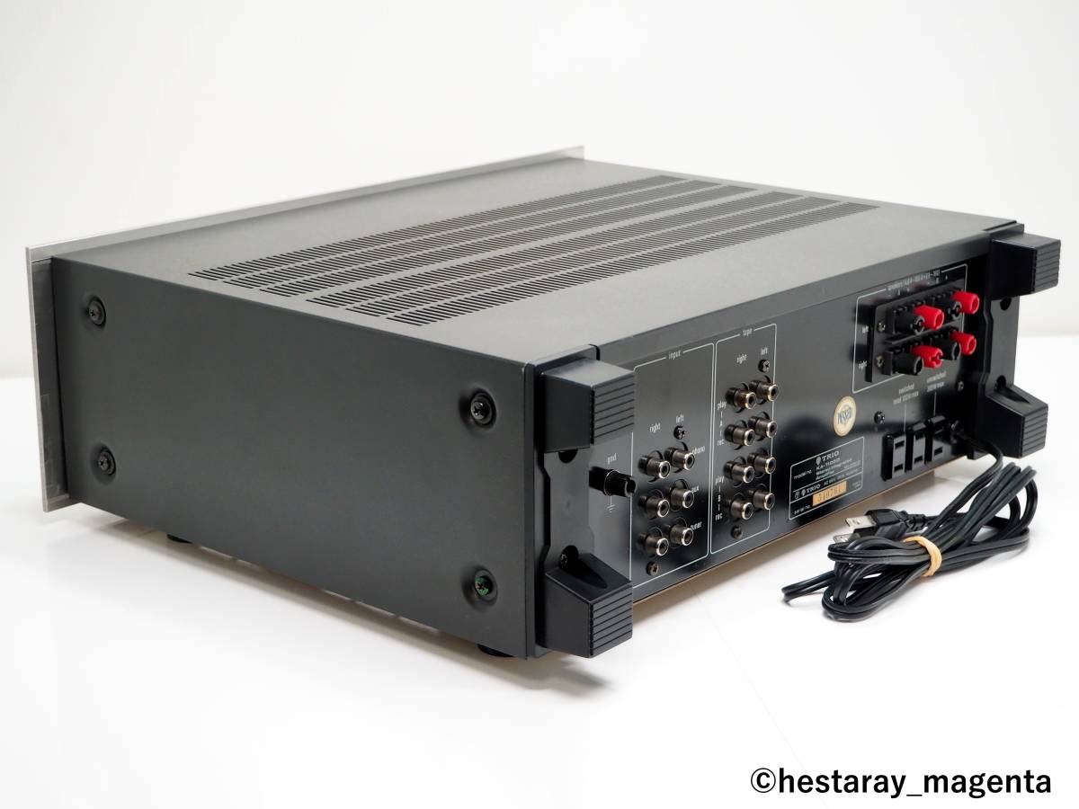 ケンウッド KA 7020 プリメインアンプ Yahoo!オークション - 【整備・レストア済 美品】 TRIO KA-7100D