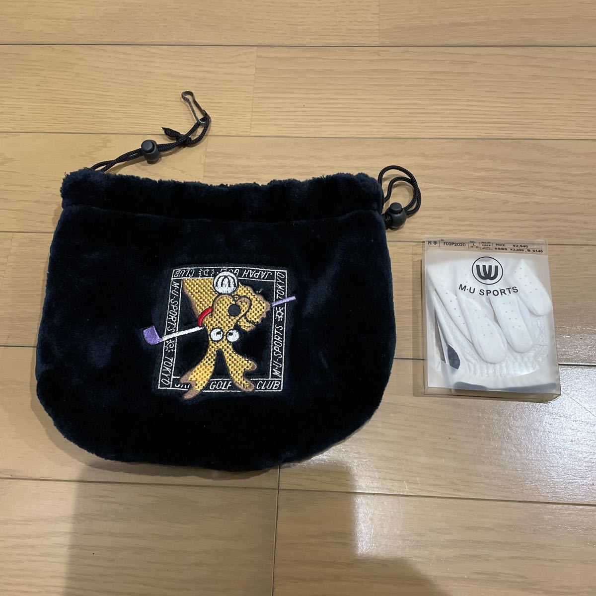 中古　アイアンカバーと手袋セット_画像1