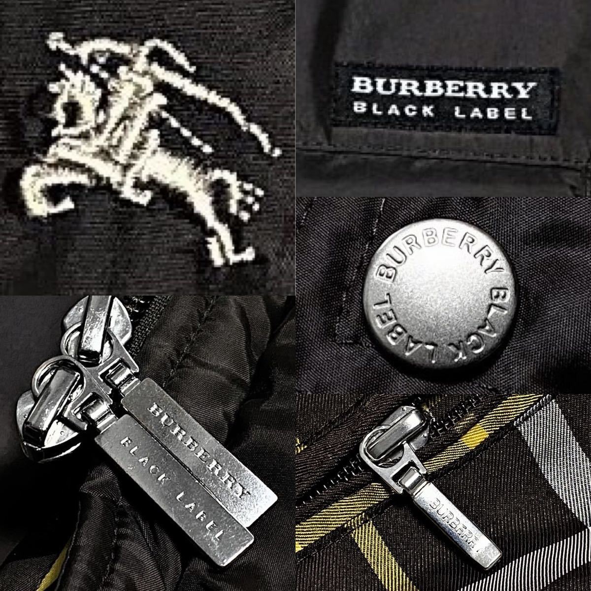 BURBERRY BLACKLABEL ノバチェック 3WAYダウンコート