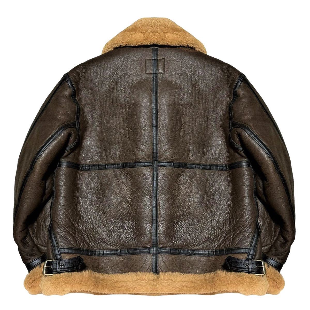正規取扱店 定価10万 フリーダム B-3 ムートン フライトジャケット 36