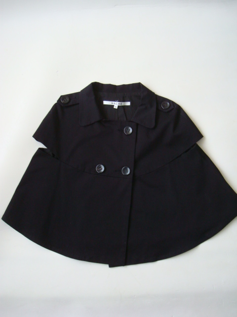 HACHE イタリア製ブラックジャケット size42_画像1