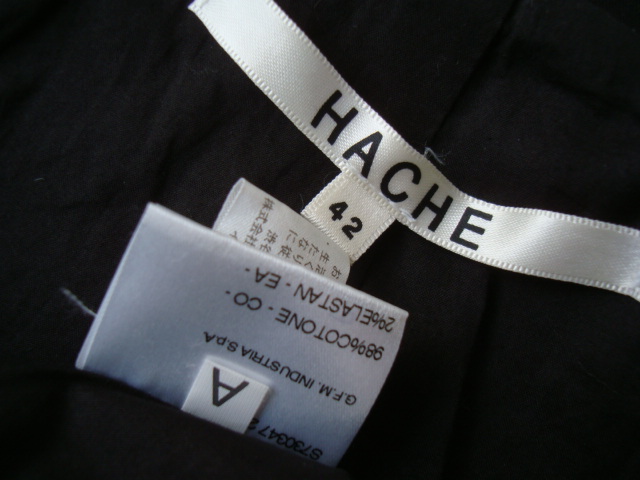 HACHE イタリア製ブラックジャケット size42_画像5