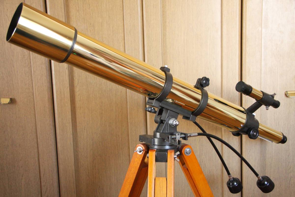 * beautiful goods *VIXEN CUSTOM-80M BRASS brass made telescope 