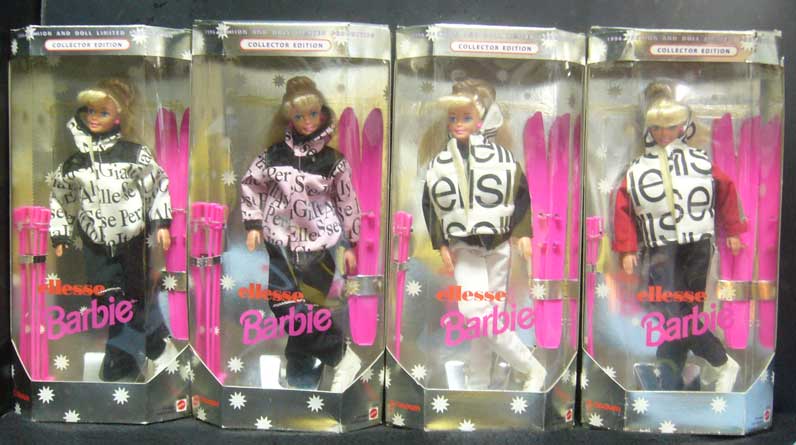Barbie/ Barbie кукла /ellesse/1996 год продажа / Vintage Barbie /6.. передвижной возможно / лыжи Ver./ одежда для лыжников -BVer./ наружная коробка дефект иметь * новый товар 