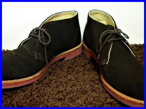 即決! 美品 USA製 ウォークオーバー スエードチャッカブーツ メンズ26.5相当 WALK-OVER CHUKKA CLASSICS