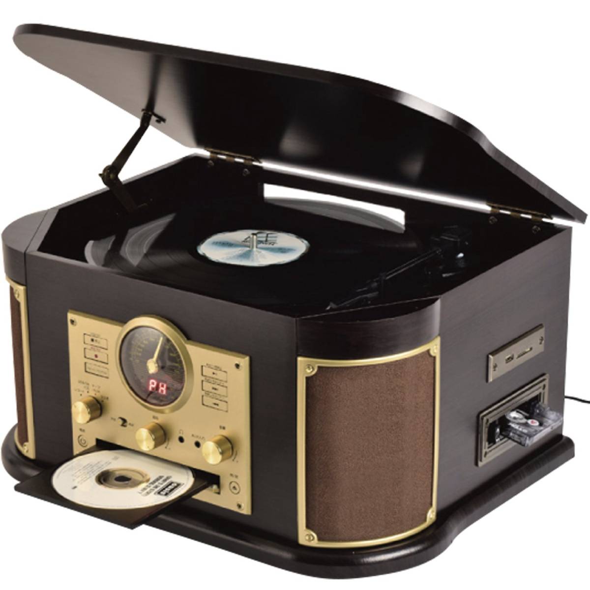 *YAMAZEN* multi record player remote control attaching (CD/ record / cassette tape /AM FM radio /USB/SD) MRP-M100CR*