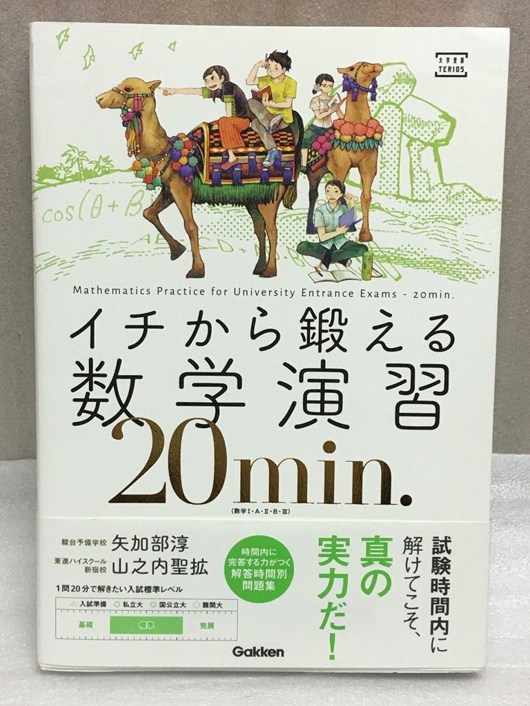 送料無料　イチから鍛える数学演習　20min.　矢加部淳　山之内聖拡 大学受験TERIOS_画像1