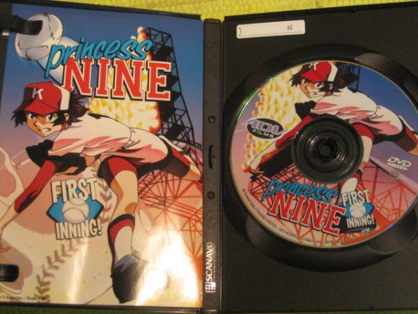 アメリカ製プリンセスナイン 如月女子高野球部 英語版DVD・PRINCESS NINE