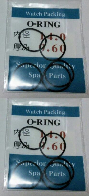 【お買得１０本まとめて】時計汎用オーリングパッキン 内径×厚み㎜ 14.0ｘ0.60　10本 O-RING「定型送料無料」★SEIKO・CITIZEN等々★_画像1