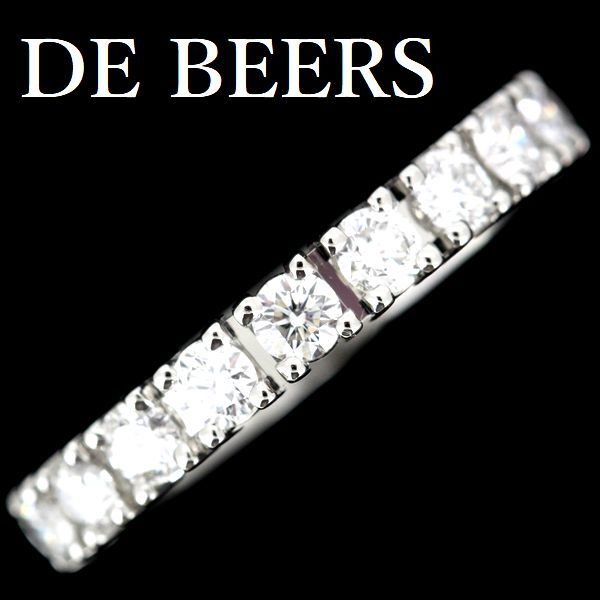  De Beers бриллиант Eternity - кольцо Pt950 12.5 номер 