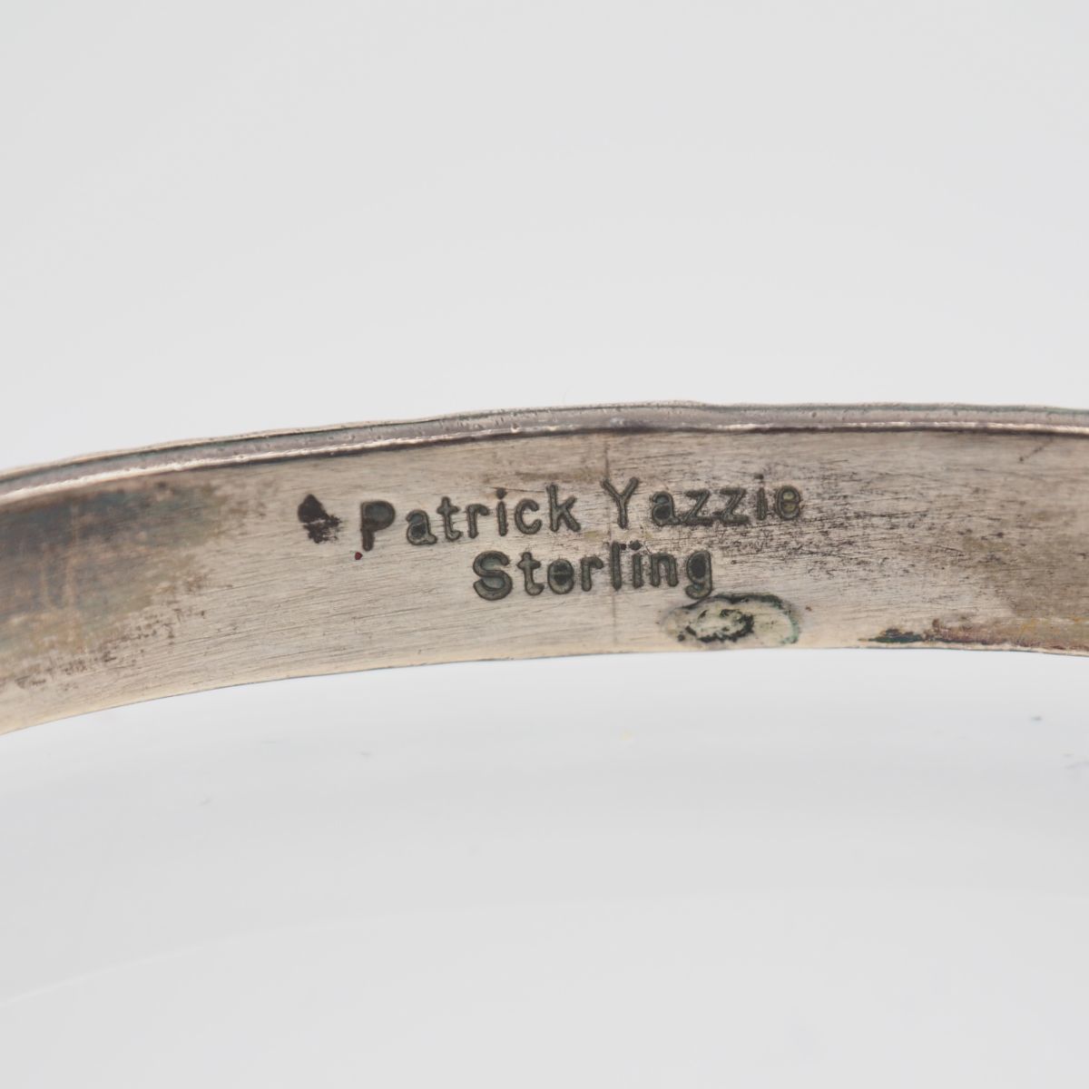 W384 ナバホ ターコイズ トルコ石 Patrick Yazzie STERLING刻印 W384 ナバホ ターコイズ トルコ石 Patrick Yazzie STERLING刻印