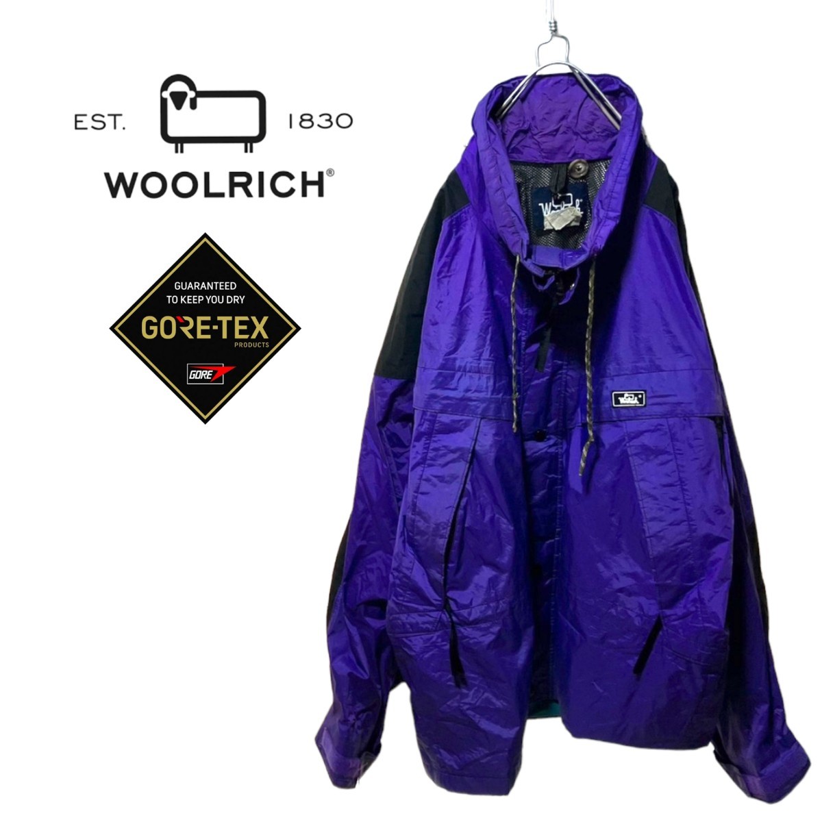 【WOOLRICH】80's GORE-TEX マウンテンパーカー A-439