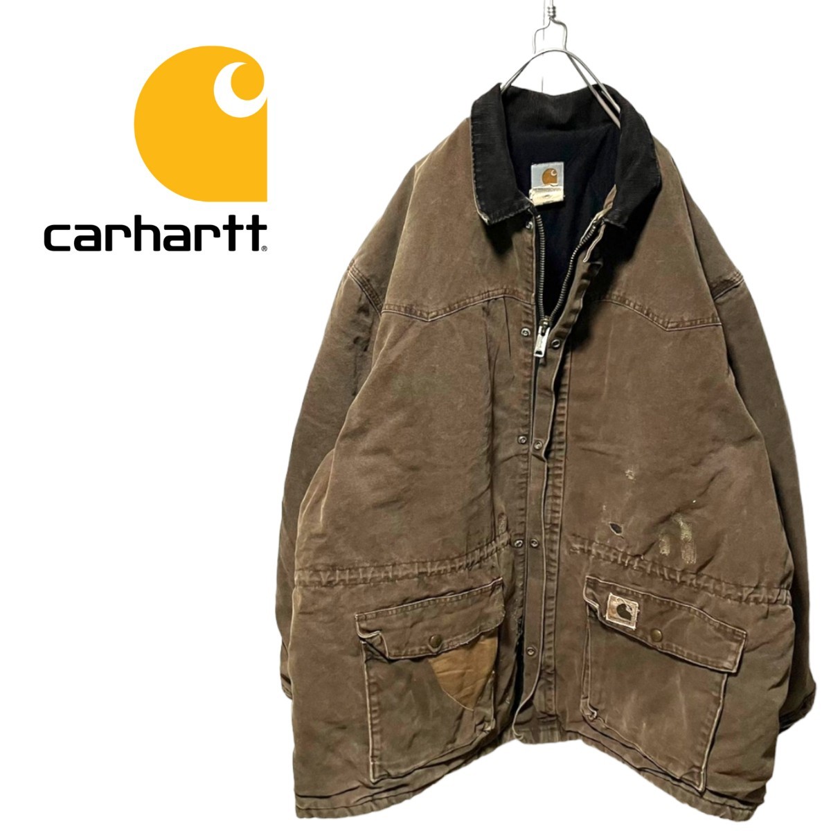 [Carhartt] Ремонт римейк для вельвета воротника утиной куртки A479