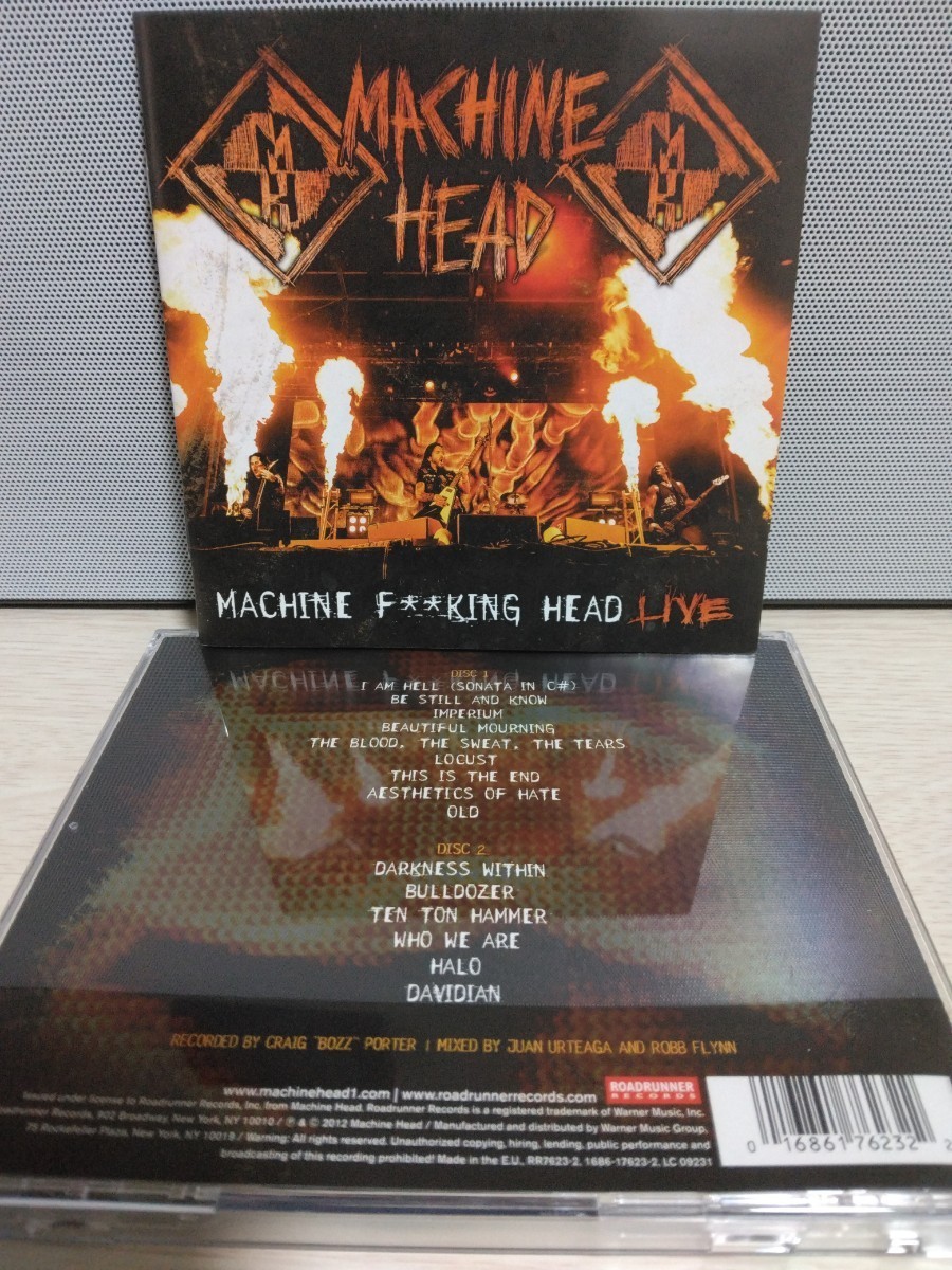 ☆MACHINE HEAD☆MACHINE F＊＊KING HEAD LIVE【ライヴ必聴盤】マシーン・ヘッド 2枚組 CDの画像1