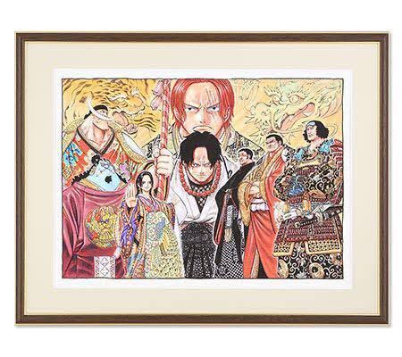 新品未使用 ONE PIECE 高級複製原画 頂上決戦 新橋演舞場&Mekke 現地