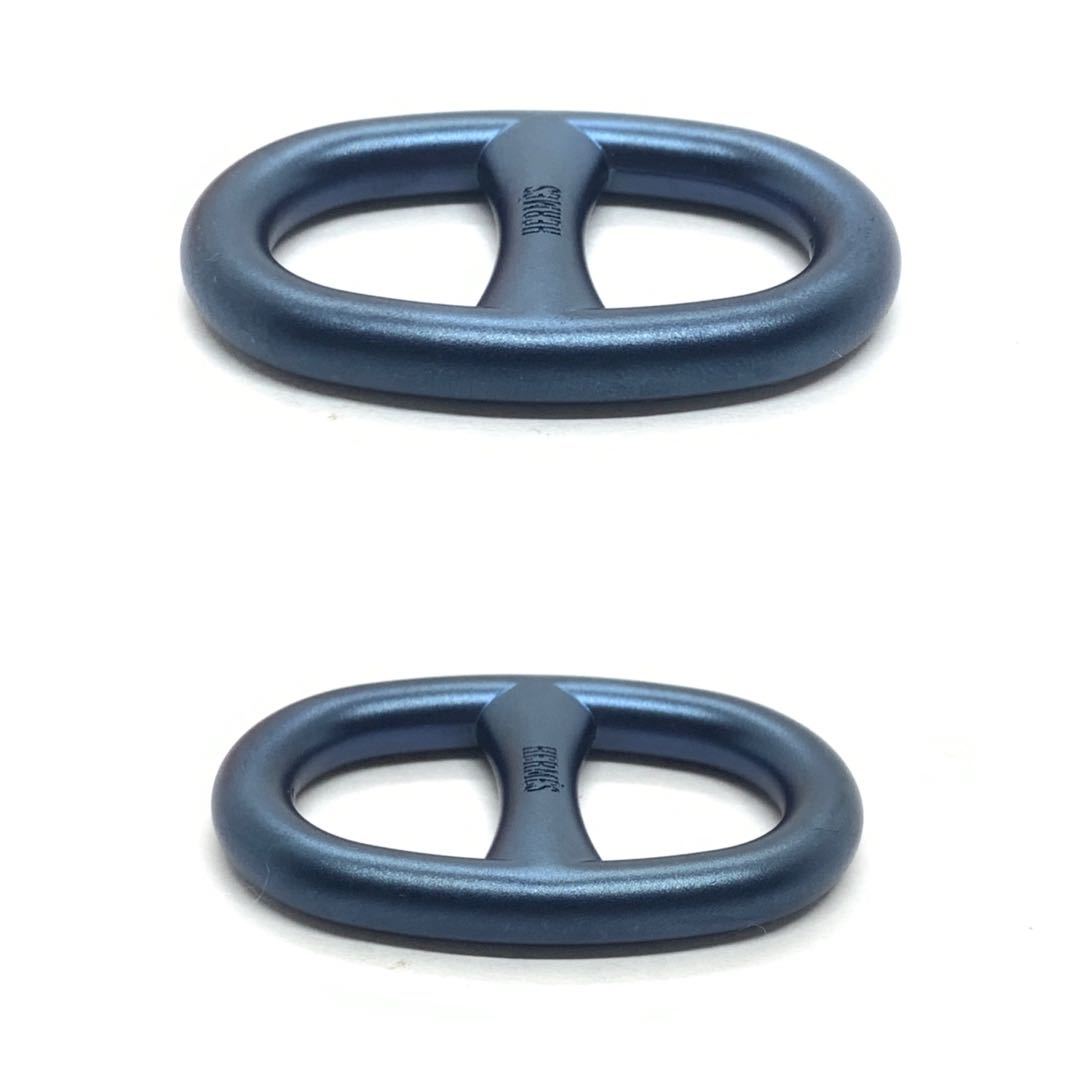 極 エルメス スカーフリング艶なしブルー 033799(スカーフ)|売買され