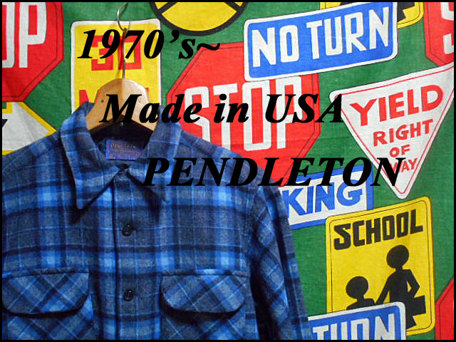 ☆Sサイズ位の小さめサイズ☆Made in USA製アメリカ製PENDLETONペン