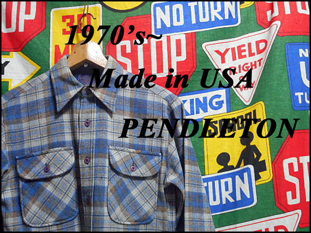 ☆希少なSサイズでオススメ☆Made in USA製アメリカ製PENDLETONペン