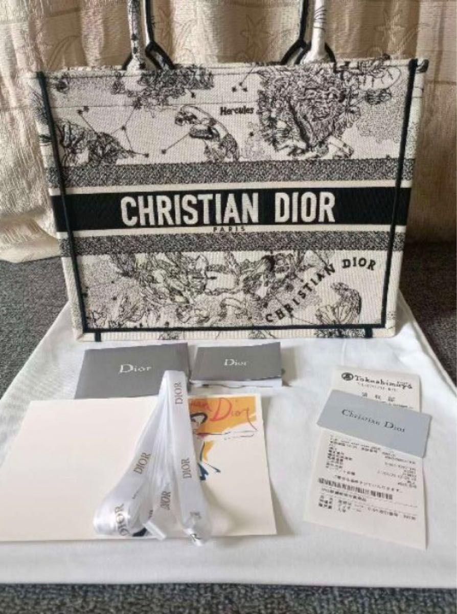 ディオール Dior トートバッグ ゾディアック ブックトート スモール