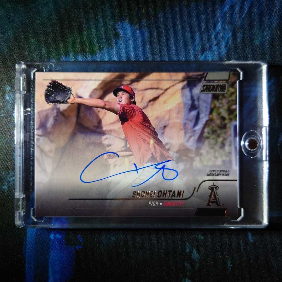 2022 Topps Stadium Club 大谷翔平 直筆サインカード SSP オンカード