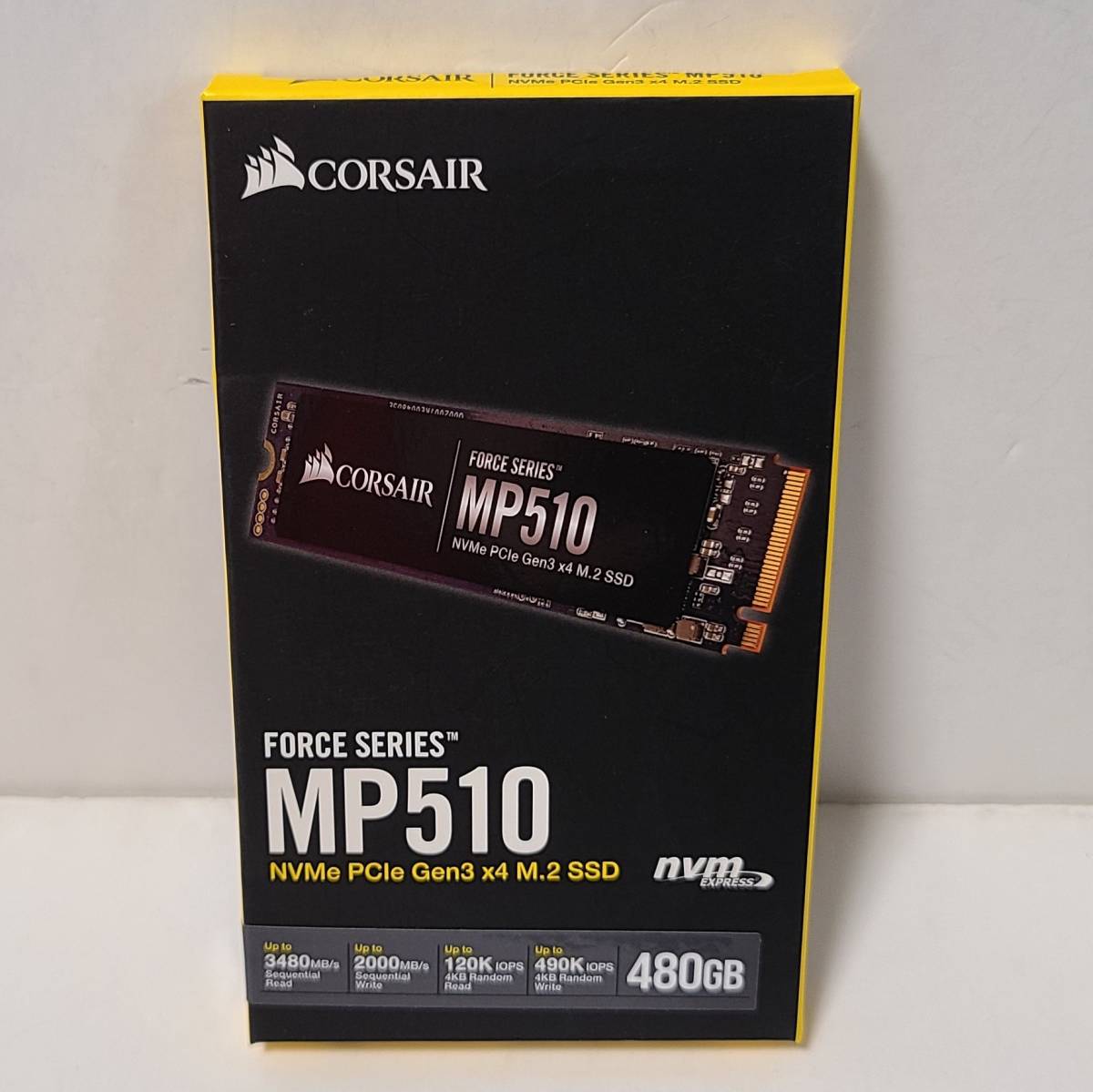 CORSAIR M.2 SSD 480GB Force MP510 series Type2280 PCIe3.0×4 NVMe1.3
