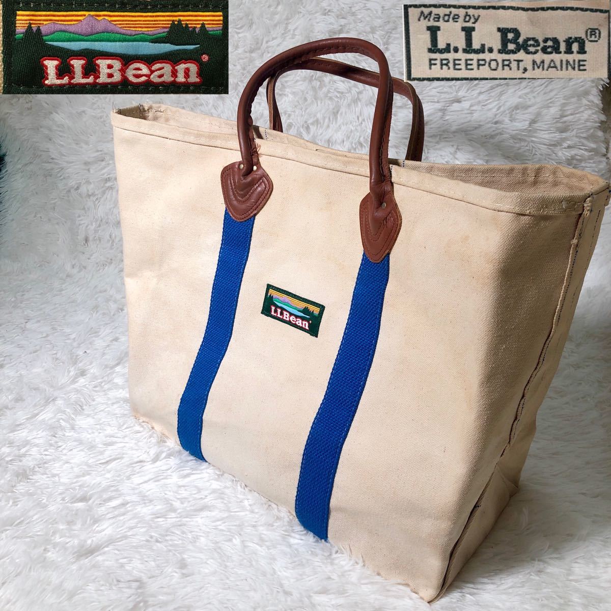 レザーハ 【激レア品】L.L.Bean エルエルビーン 70's トートバッグ