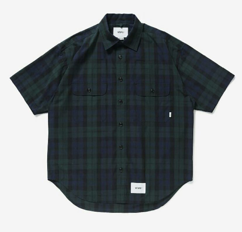  22SS WTAPS WCPO SS COTTON BROADCLOTH GREEN Sの画像1